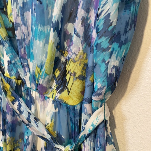 Dressbarn Plus Size Floral Watercolor Dress Sz 24 - Picture 4 of 16